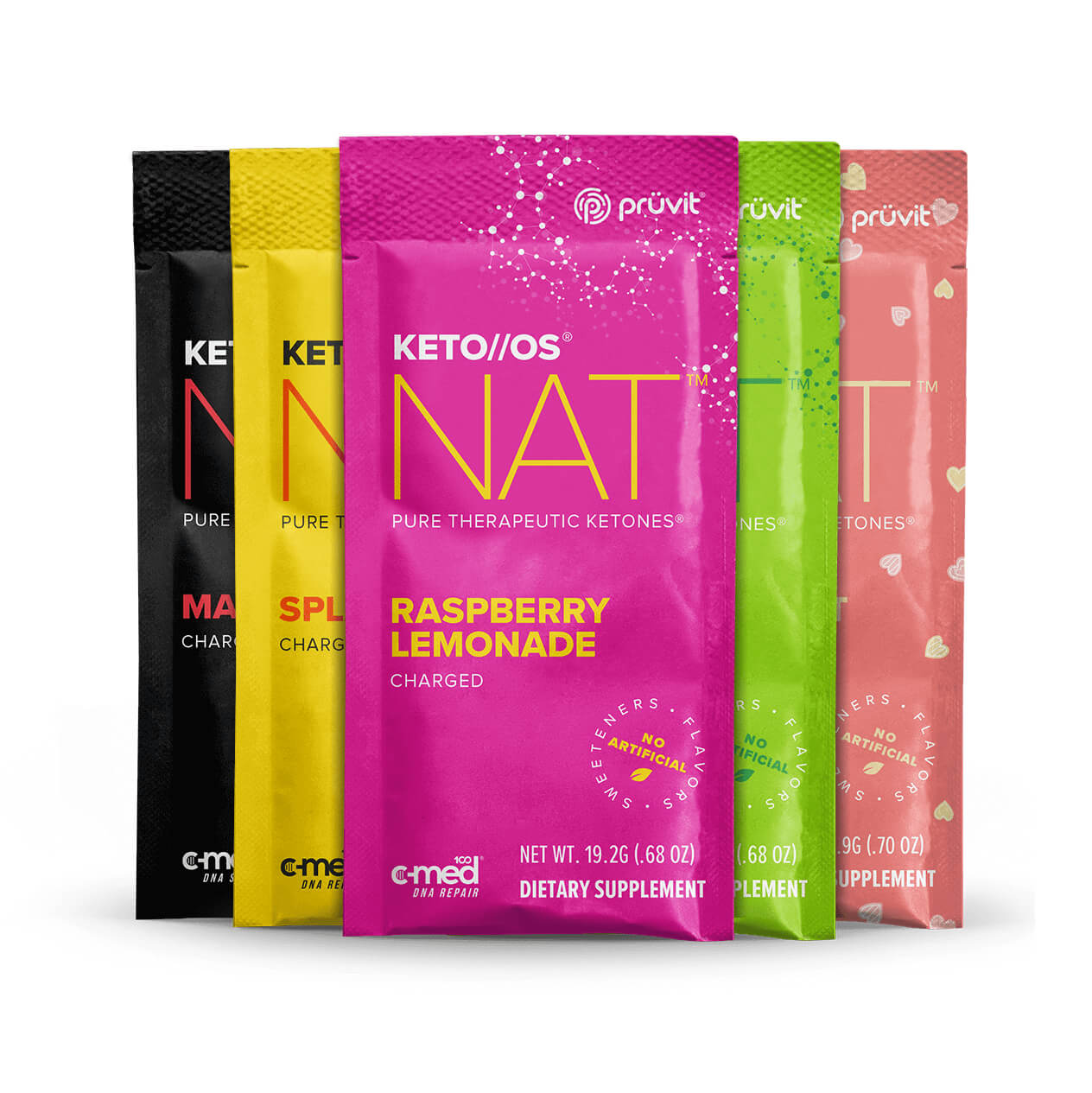 Pruvit Keto OS Nat Exogenous Ketones 5 pack keto diet 